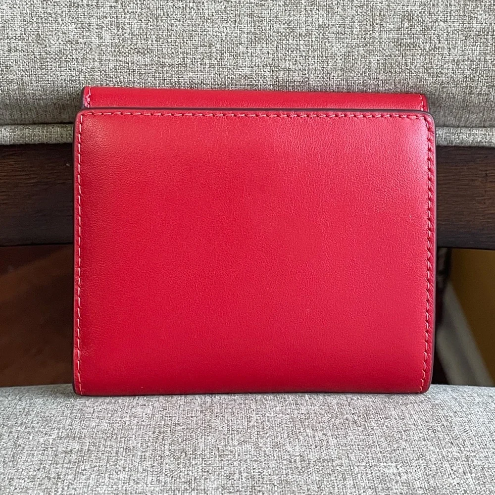 NWT！2PCS COACH Eliza Mini Carryall Bag（CW040）Gold/BoRed  and Eliza Wallet（CP254） - Picture 13 of 16